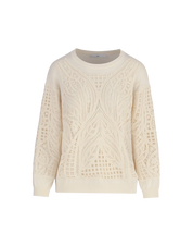 Commendable Embroidered Sweater in silk-lyocell
