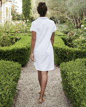 Lauren - Polo Dress WHITE
