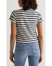 Sadie Crew  Stripe 90'S Vintage Crop T-Shirt