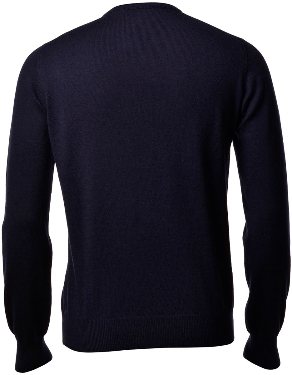 Navy V-neck Sweater