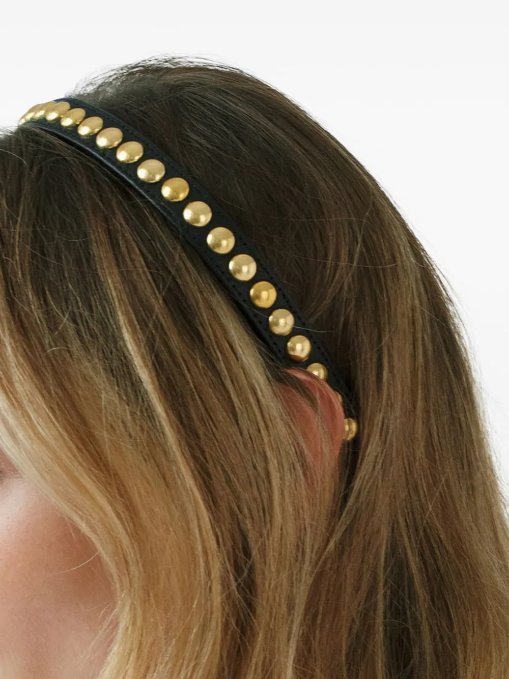 Parker leather headband