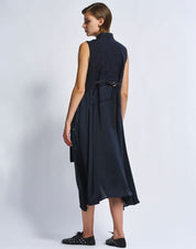 Astounding Navy Shirtdress