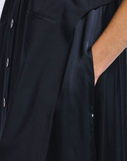 Astounding Navy Shirtdress