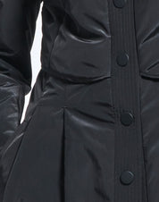 In-depth Black midi parka