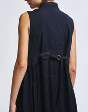 Astounding Navy Shirtdress