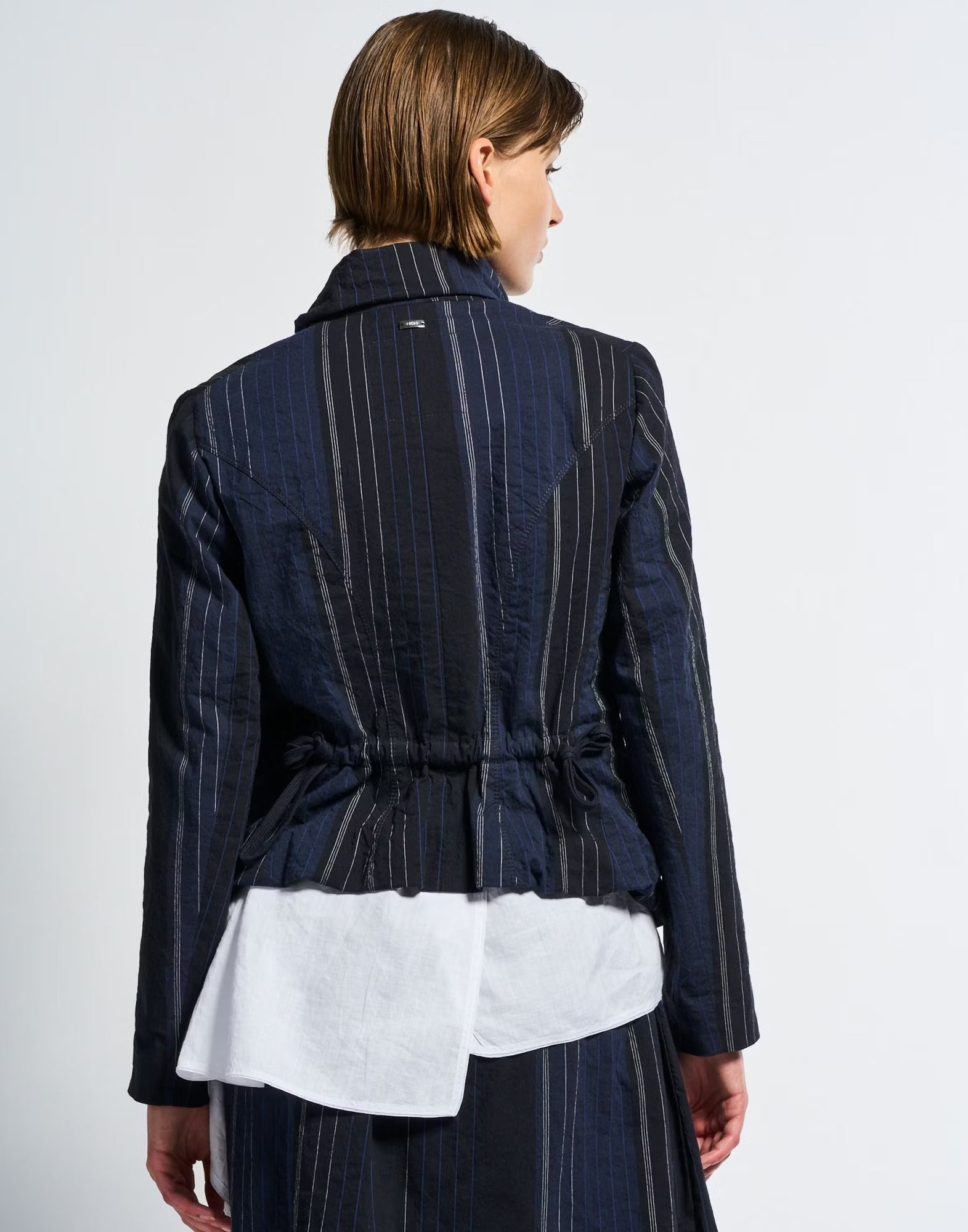 Hearsay Pinstriped cotton jacket