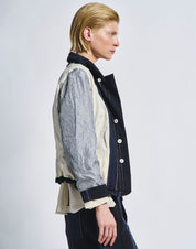 Hearsay Pinstriped cotton jacket