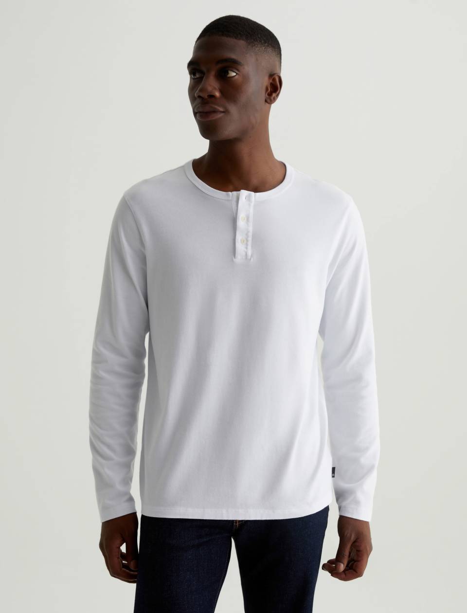 Bryce l/s Henley White