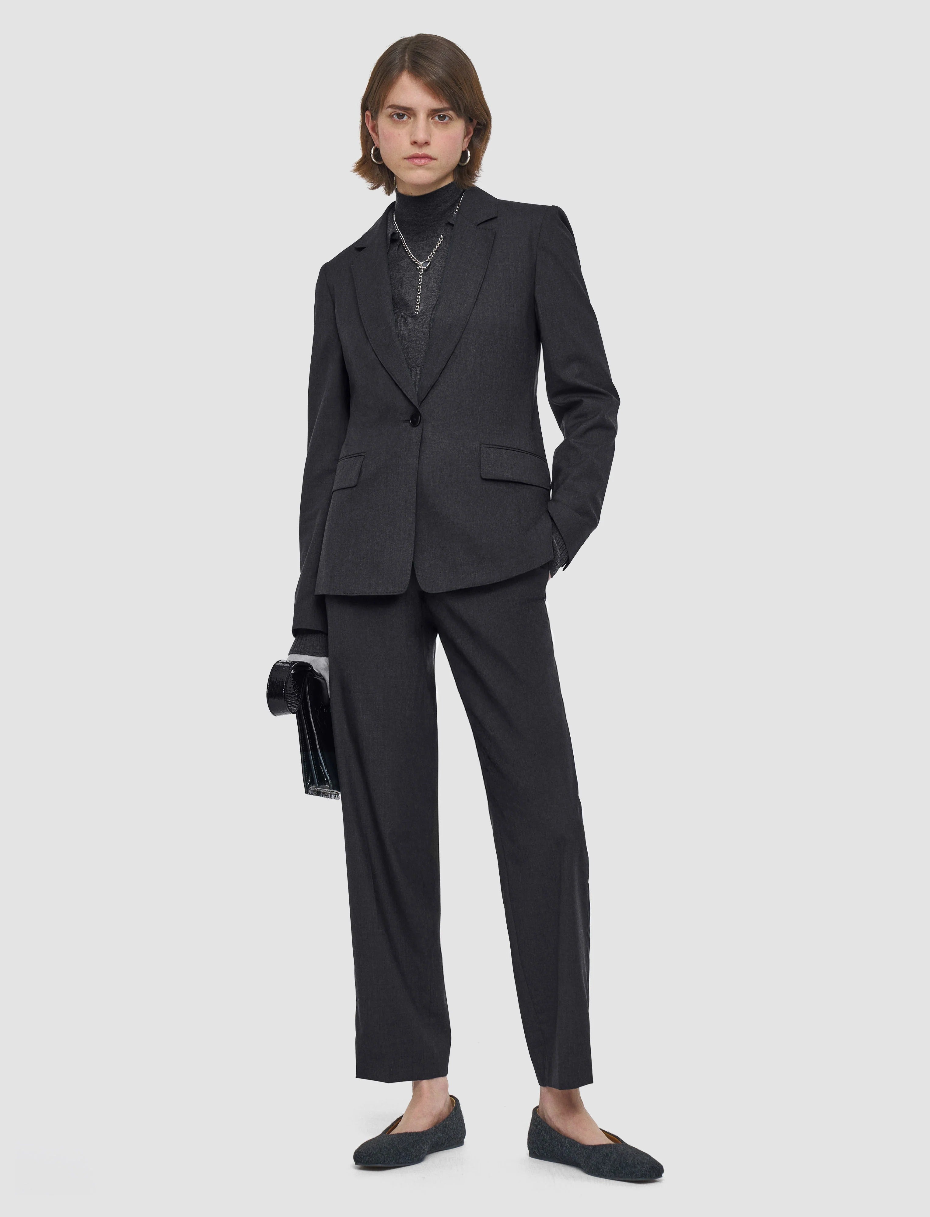 Marty Light Wool Tailoring Jacket Grey