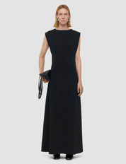 Neva Comfort Cady Dress in Black