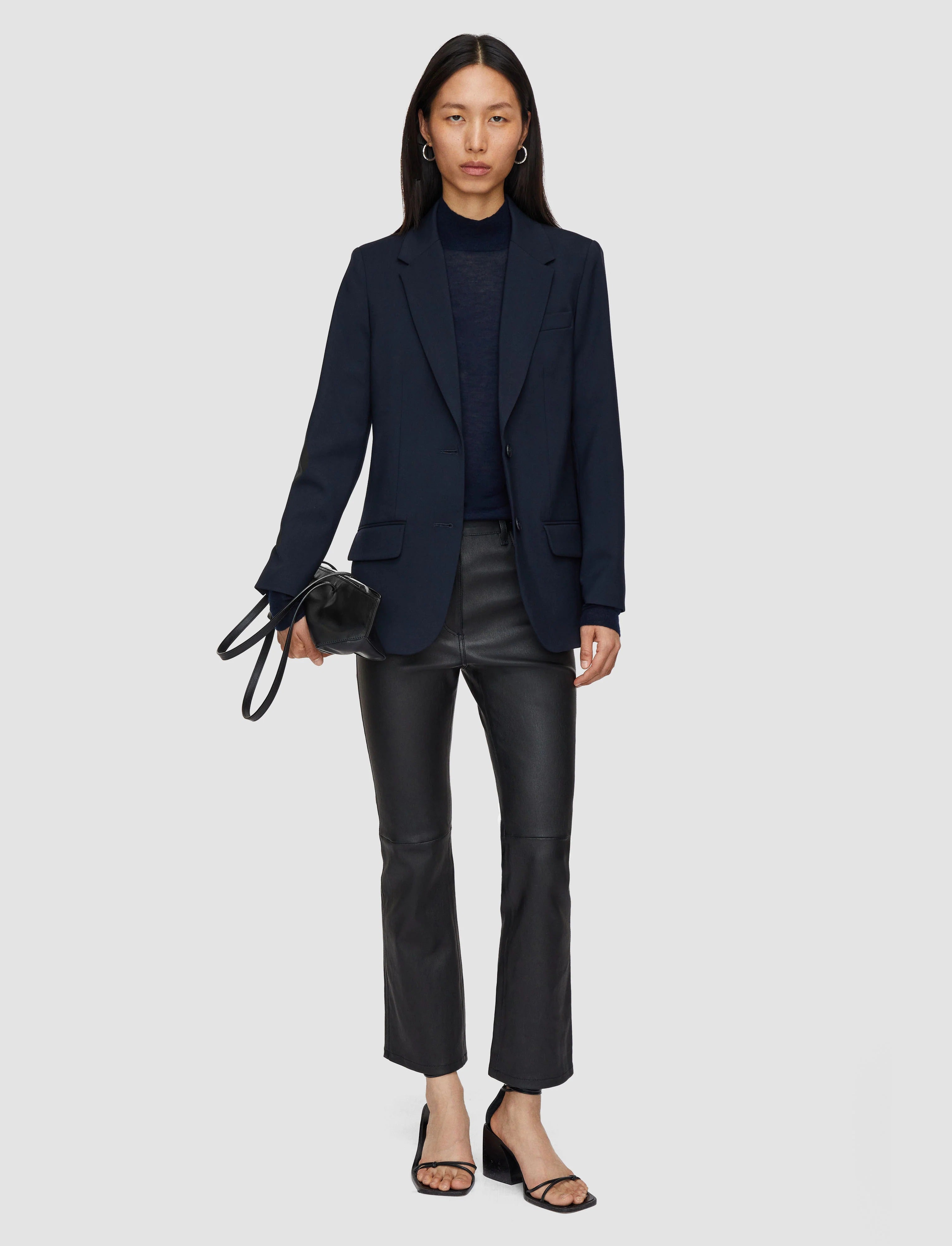 Jackie-Jacket-Tailor Wool Stretch Navy