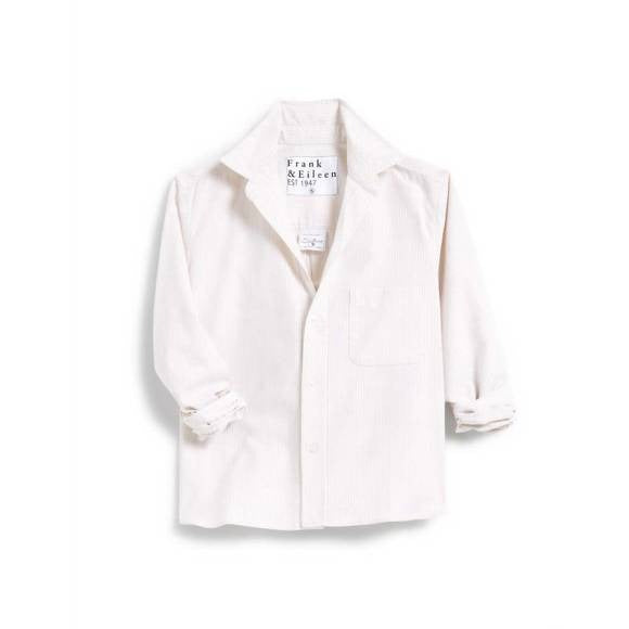 Silvio Untuckable Button-Up Shirt SAND STRIPE