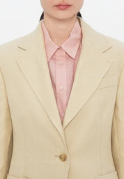 Galli  Single Breasted Blazer Sand