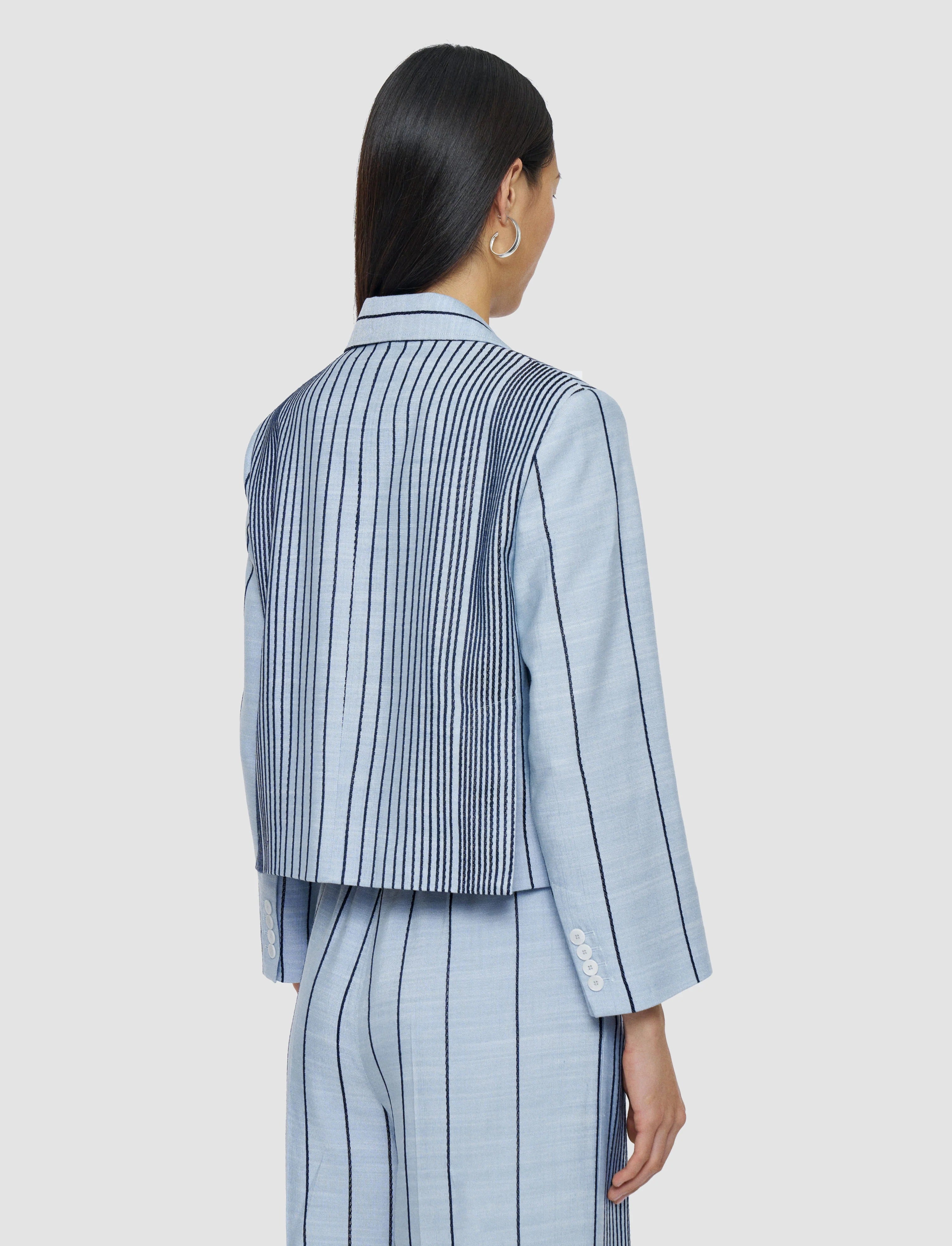 Berlier Embroidered Stripes Jacket