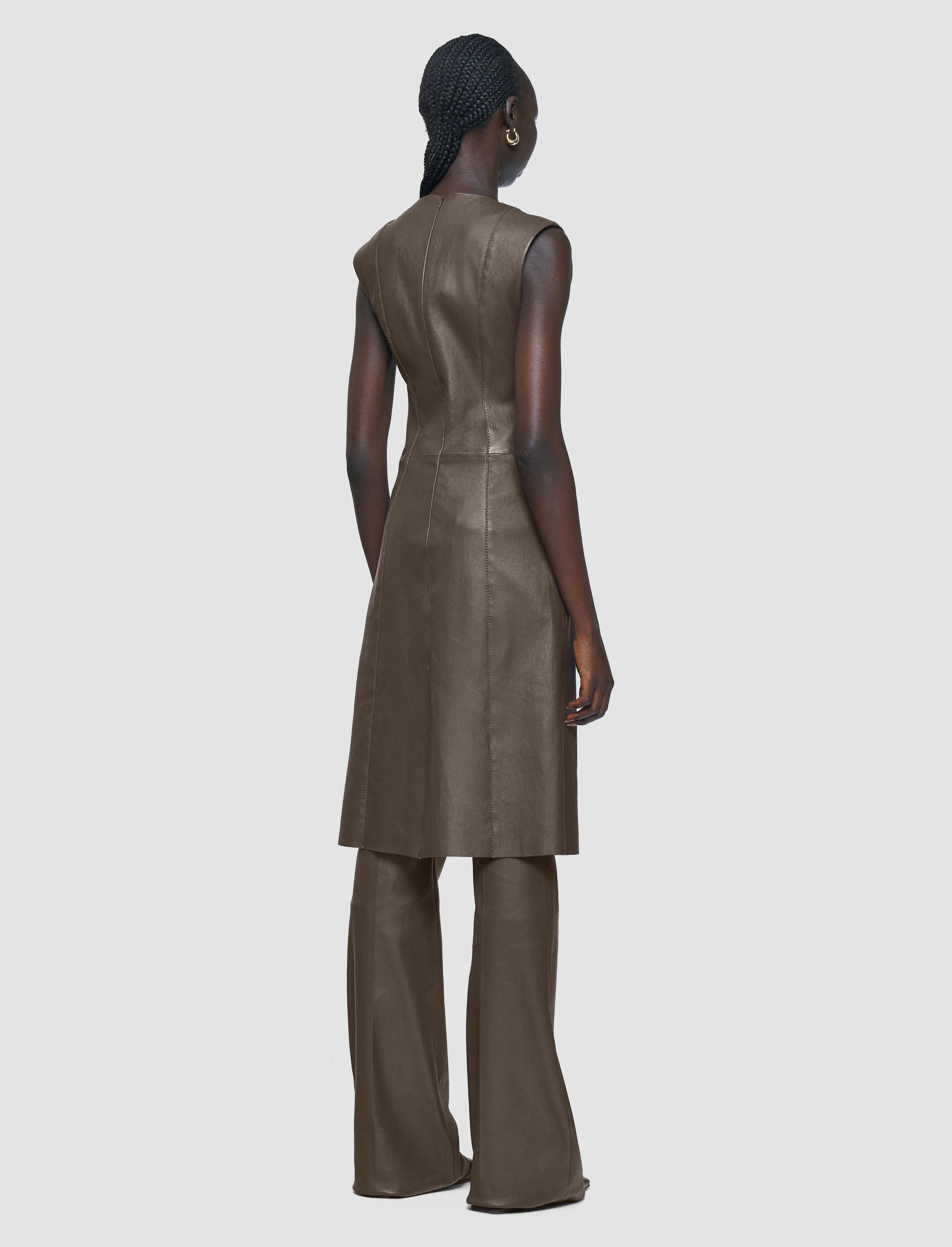 Heidi Leather Stretch Dress