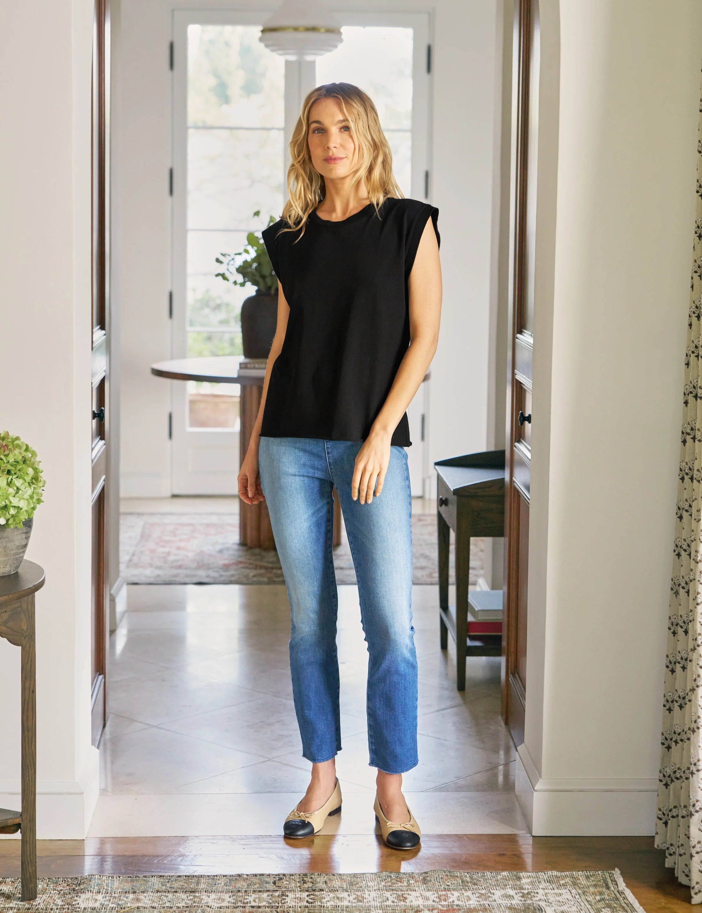 Aiden Vintage Muscle Tee Black