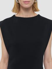 Neva Comfort Cady Dress in Black