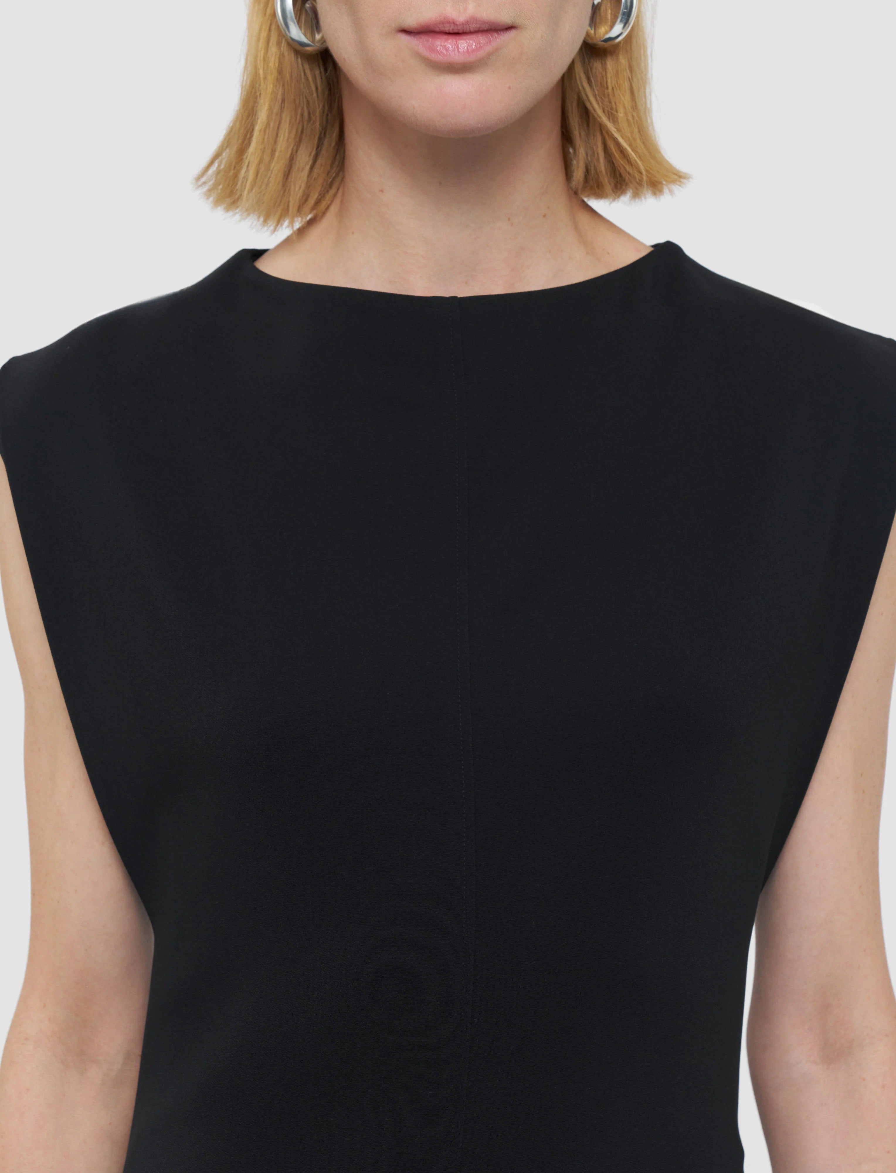 Neva Comfort Cady Dress in Black