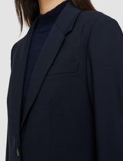 Jackie-Jacket-Tailor Wool Stretch Navy