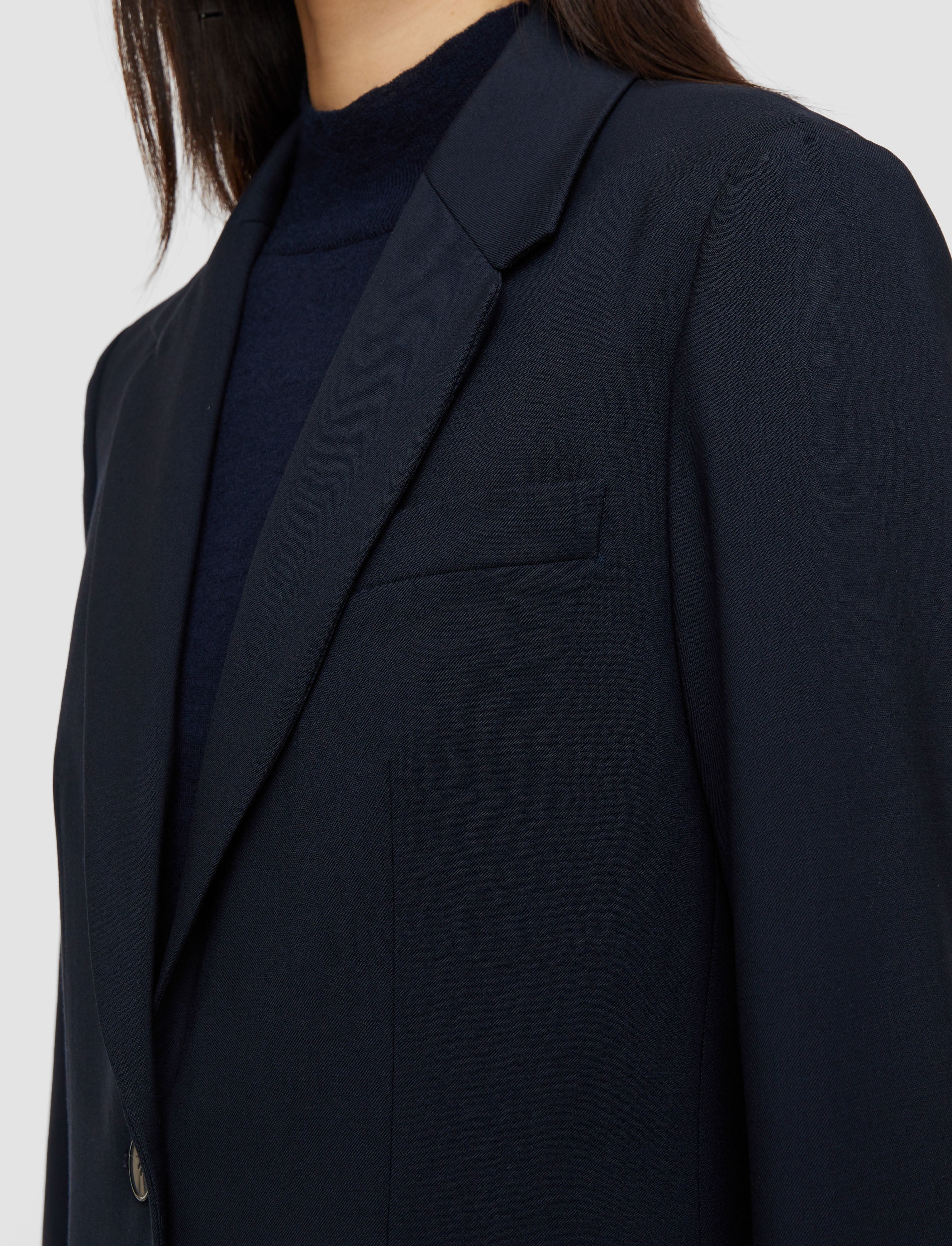 Jackie-Jacket-Tailor Wool Stretch Navy