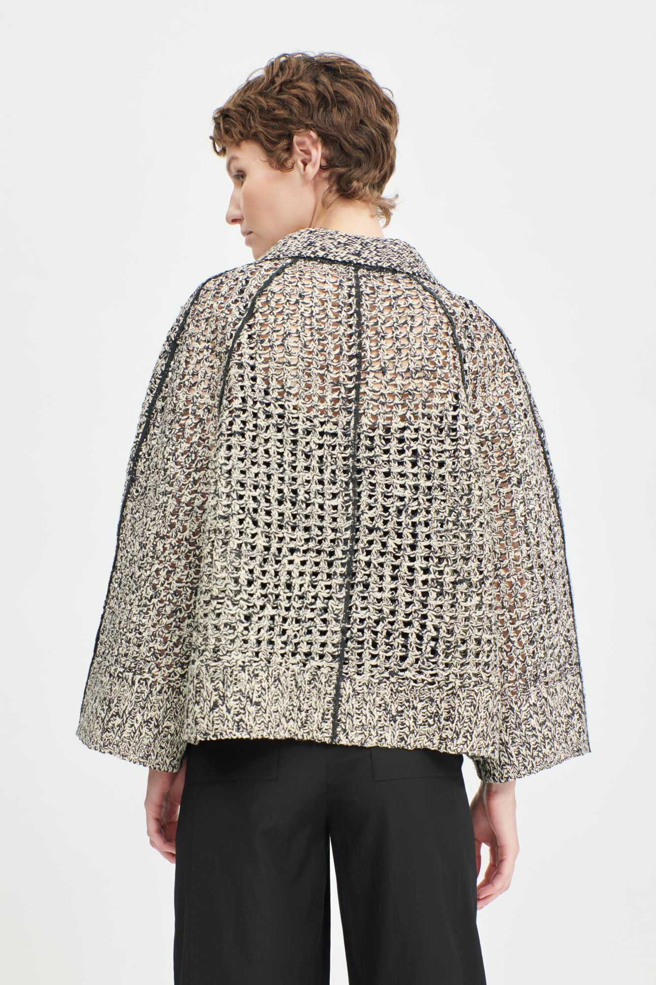 Black Knitted Cardigan