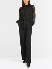 Spotty Bow-tie blouse