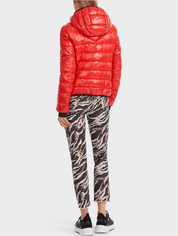 Red Puffer With Hood