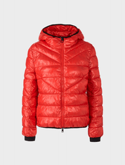 Red Puffer With Hood