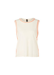 Off White Knitted Singlet