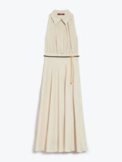 Adepto Beige Sleeveless Dress
