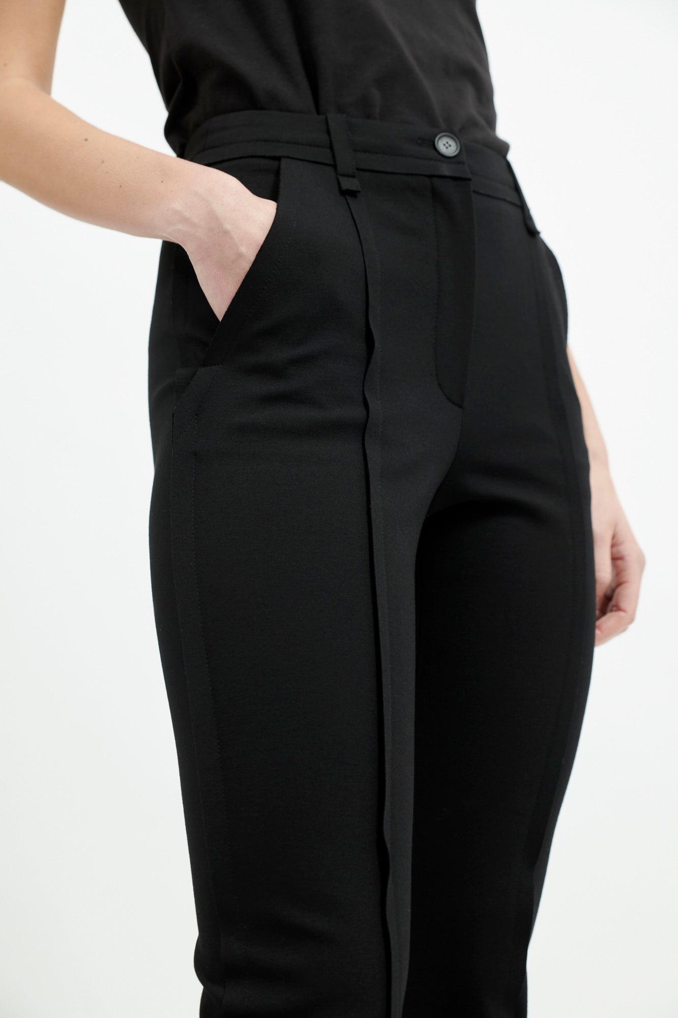 Del Jersey trousers