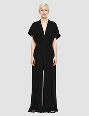 Sofia Pleated Jumpsuit black