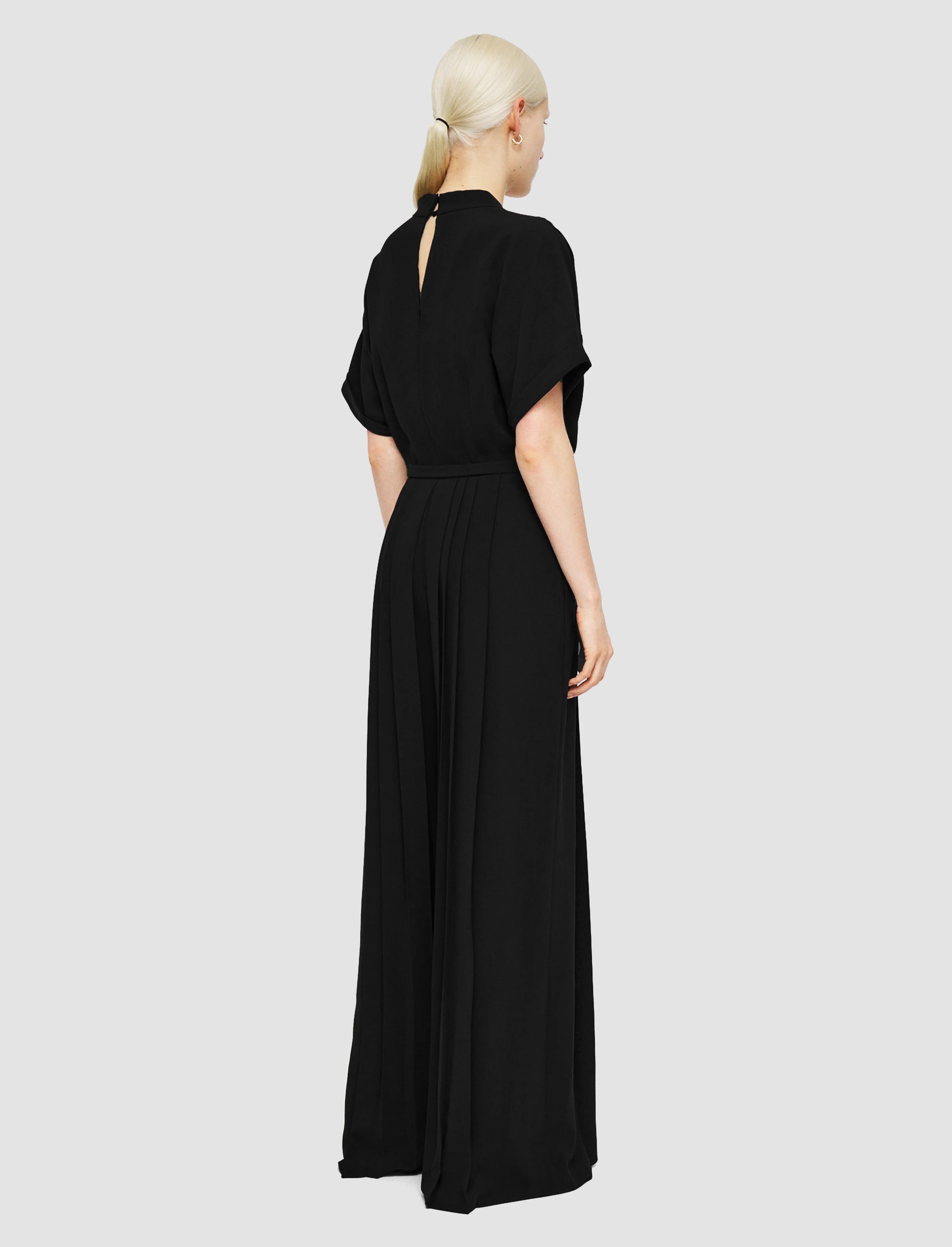 Sofia Pleated Jumpsuit black
