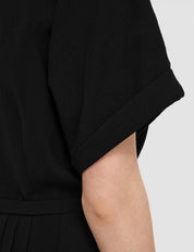 Sofia Pleated Jumpsuit black