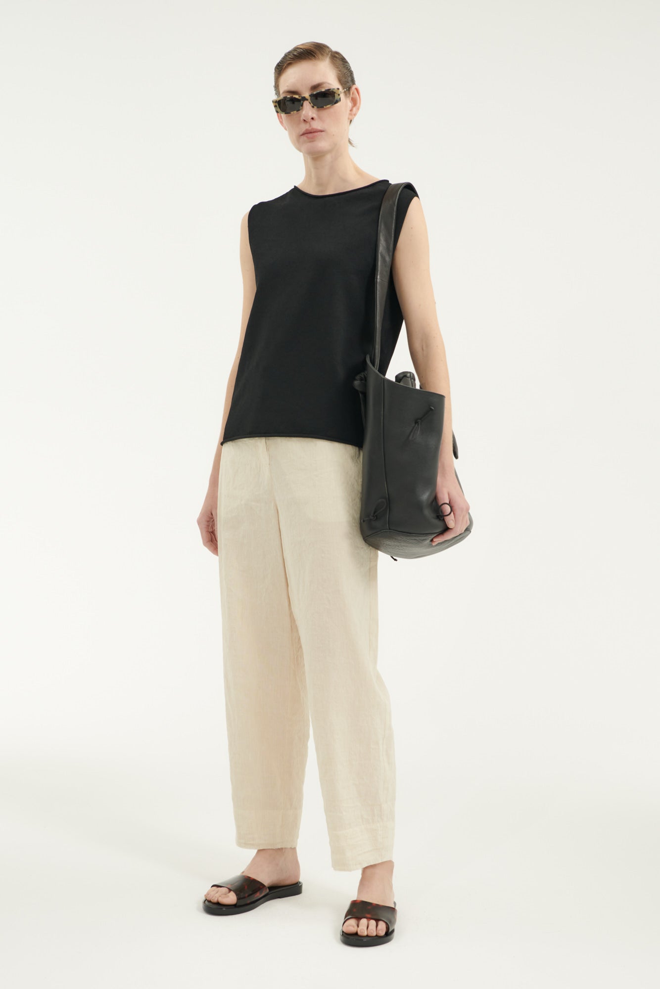 Bill Black Knit Top