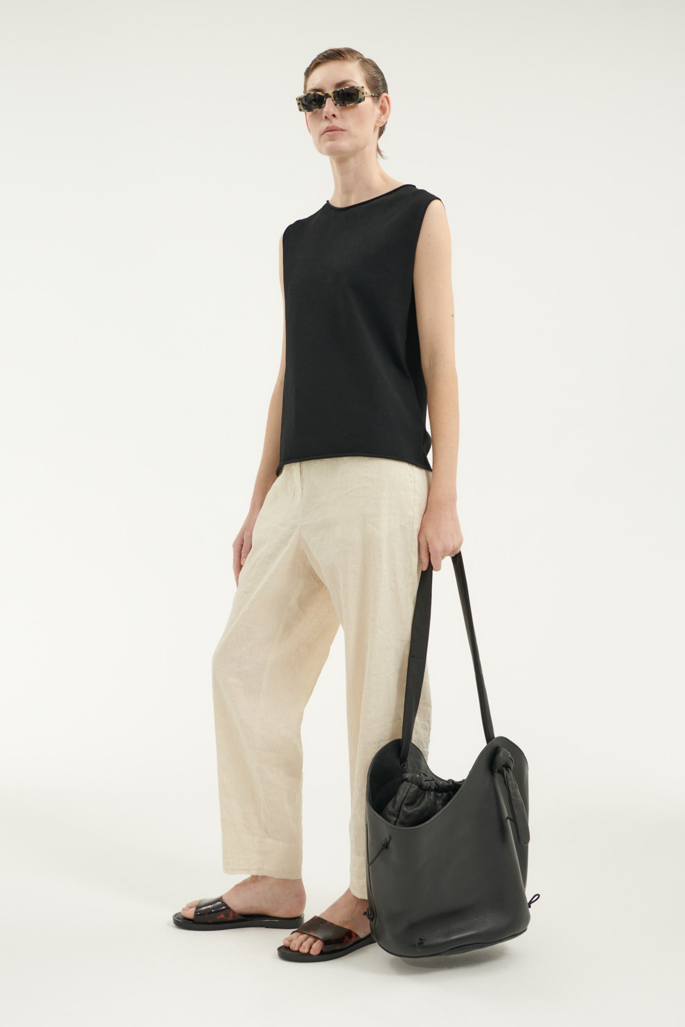 Bill Black Knit Top