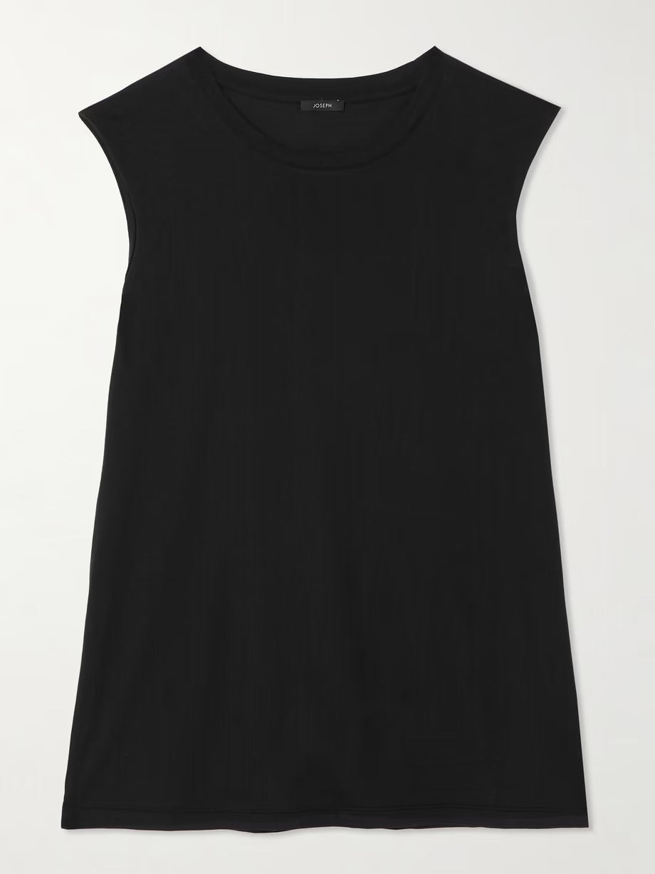 Cotton Silk Jersey Tank Top