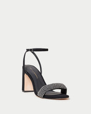 Shay Black Rhinestone Heel