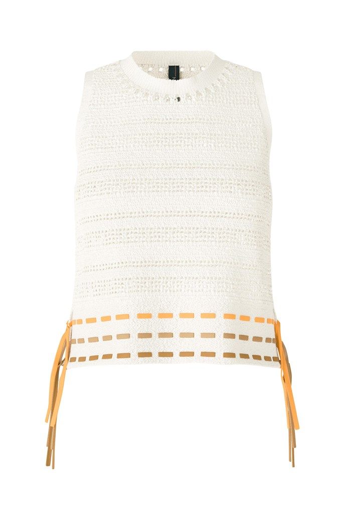 Off White Knitted Top