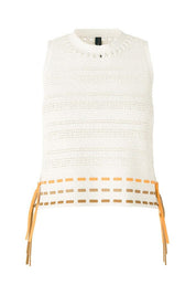 Off White Knitted Top