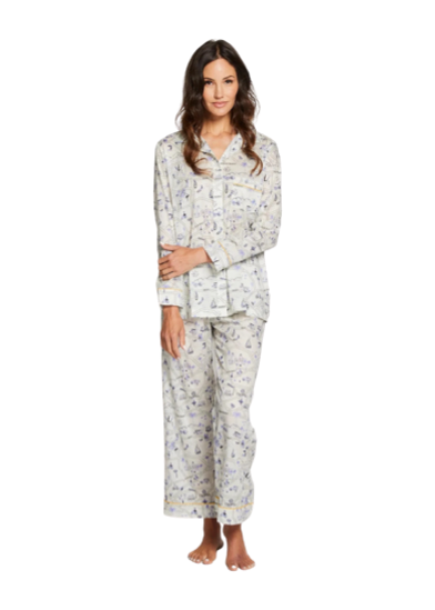 Los Angeles Pajama Set with Piping