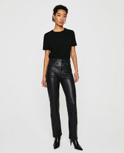 vegan leather agjeans