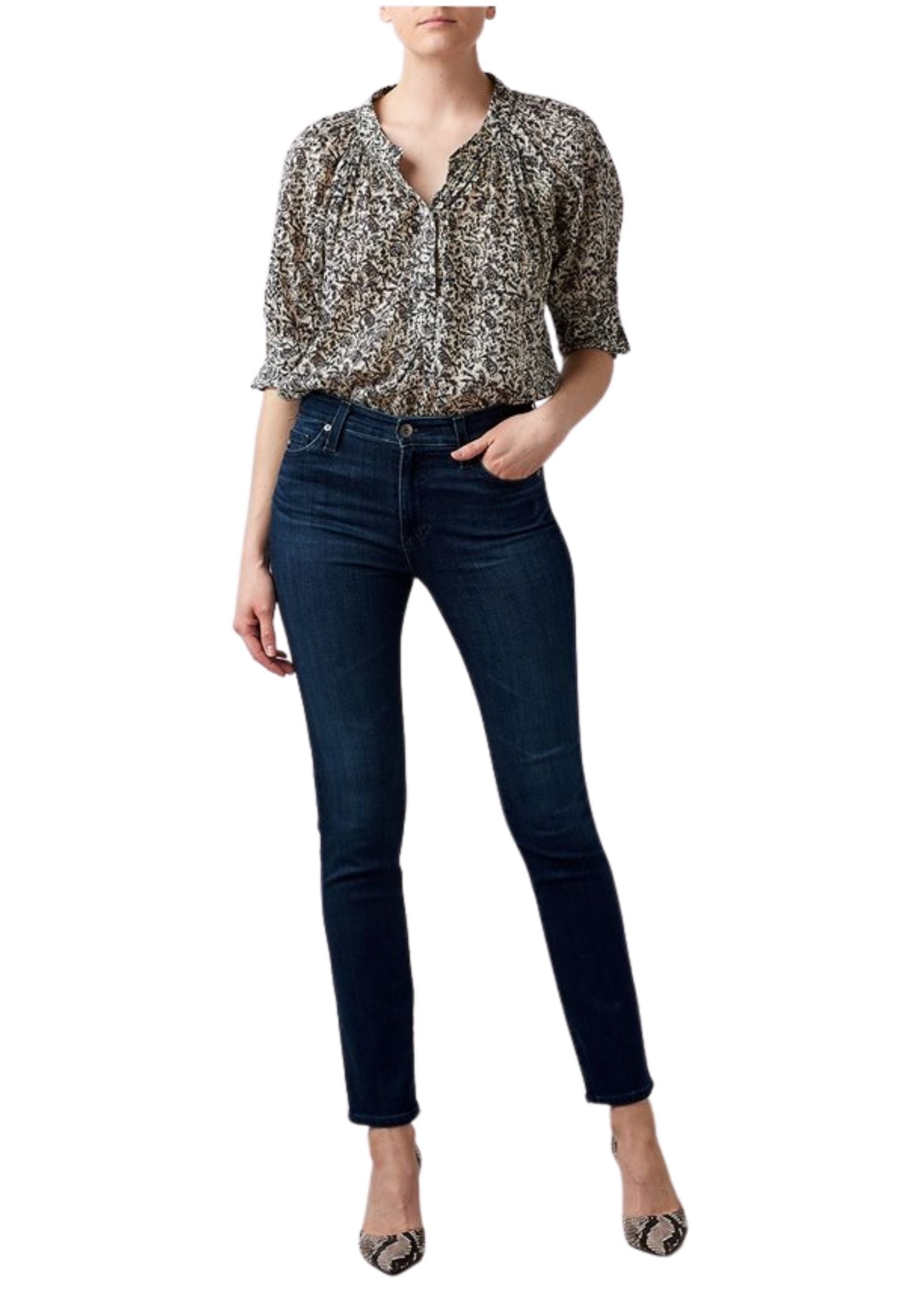 Mari Oasis Dark Denim Jeans