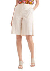 High-waisted cotton shorts Marc Cain