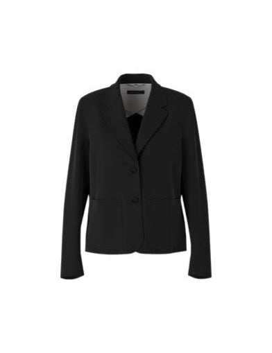 Blazer with wide lapel