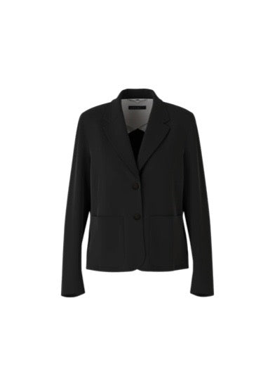 Blazer with wide lapel