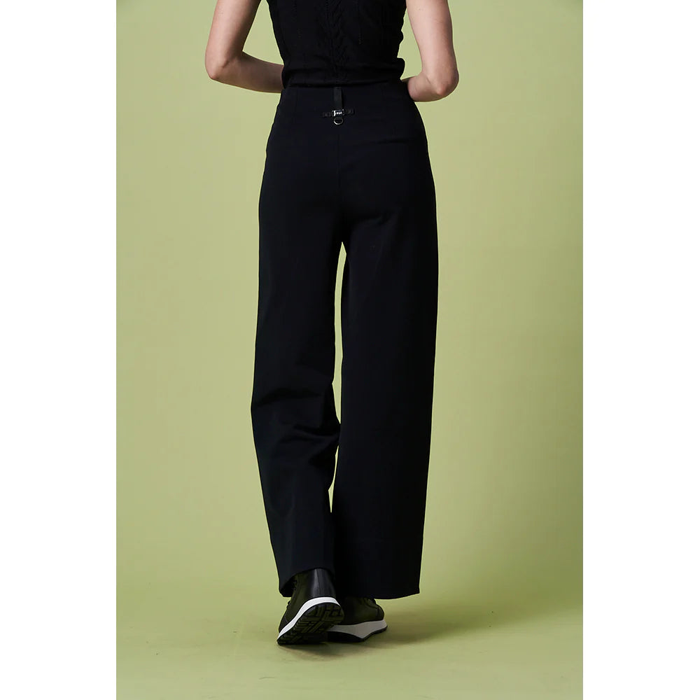 Extraordinary Black Wide Leg Pull On Pant