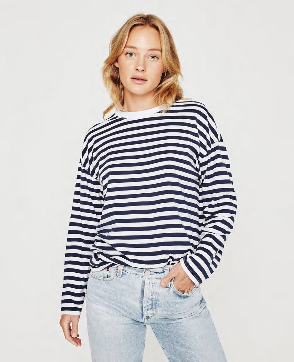 S Crew Neck Stripe