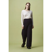 Extraordinary Black Wide Leg Pull On Pant
