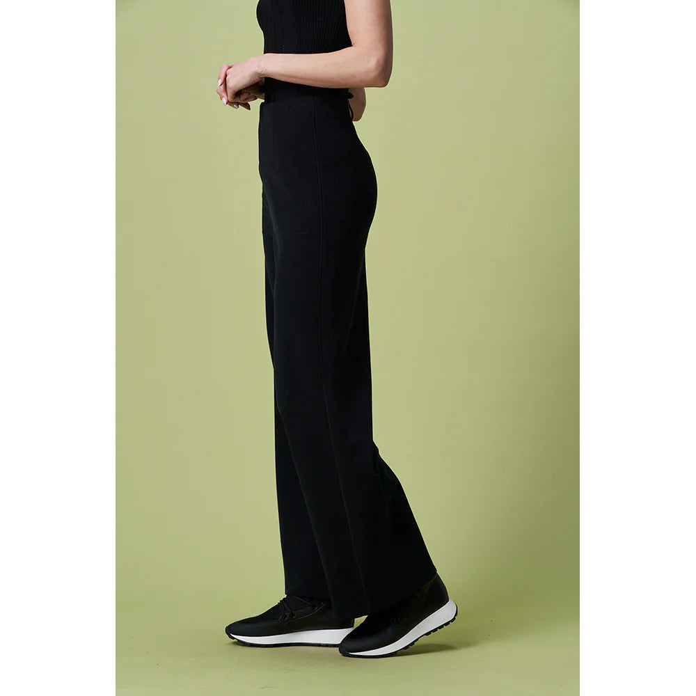 Extraordinary Black Wide Leg Pull On Pant